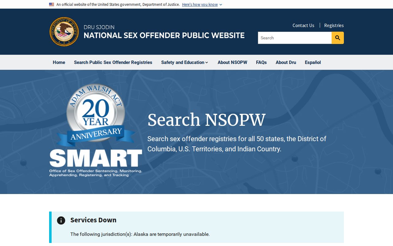 Nicholas County sex offender lookup through the national registry search